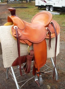 3B Visalia-style old-timer saddle